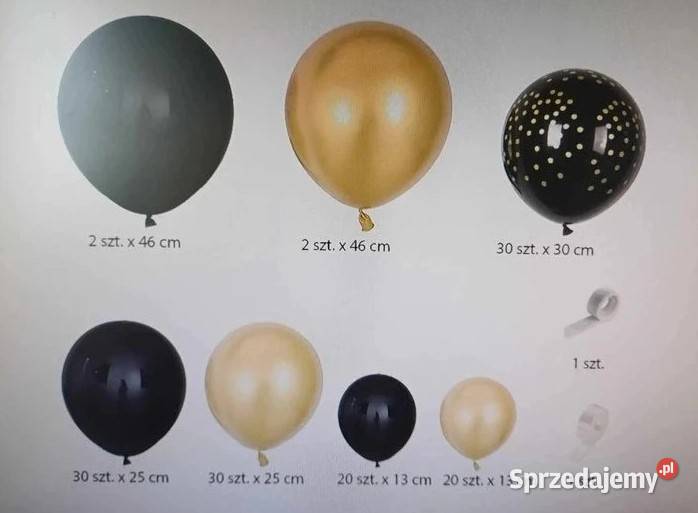 wysyłka 24 h girlanda ozdoba dekoracja z balonów Warszawa