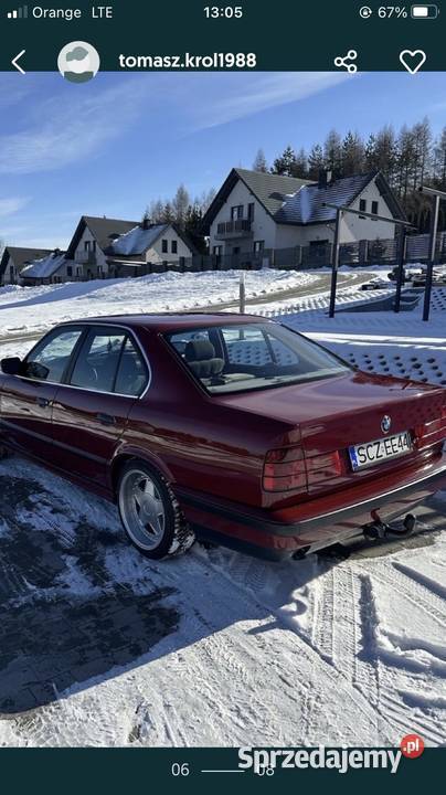 BMW e34 524 td klima ładna na Classic 2400cm3 Kraków