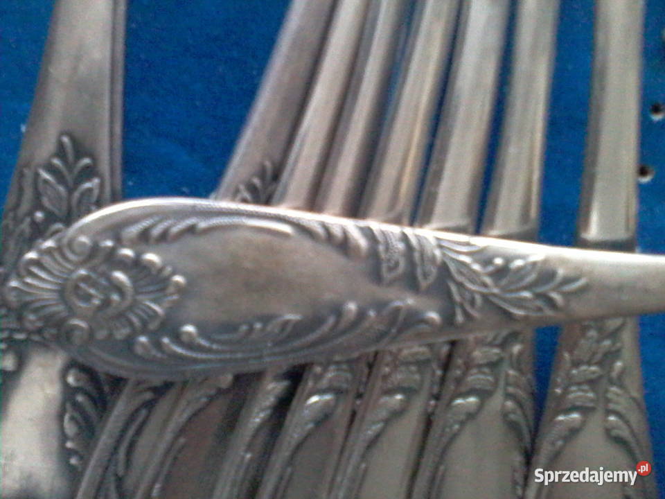 sztućce posrebrzane platery na sztuki Częstochowa sprzedam