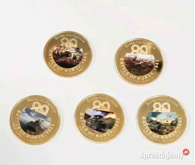 Kolekcjonerski zestaw monet medali mazowieckie Warszawa