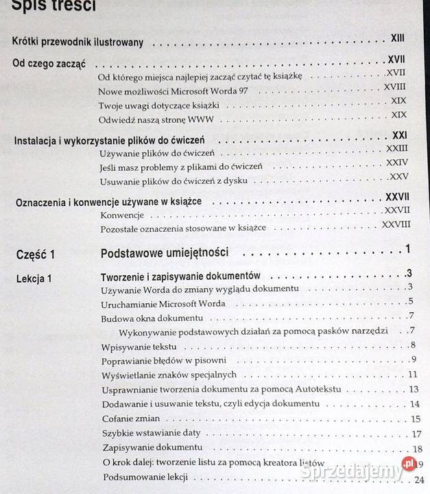 Microsoft Word 97 Wersja polska Krok kroku