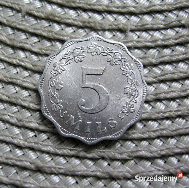 Malta 5 Mils 1972r wielkopolskie Kalisz