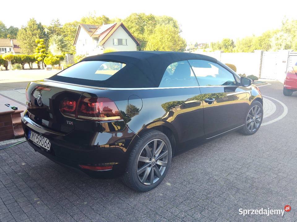 Volkswagen Golf VI Cabrio 16TDI 2012r Zarejestrowany w Polsce Golf Zakliczyn