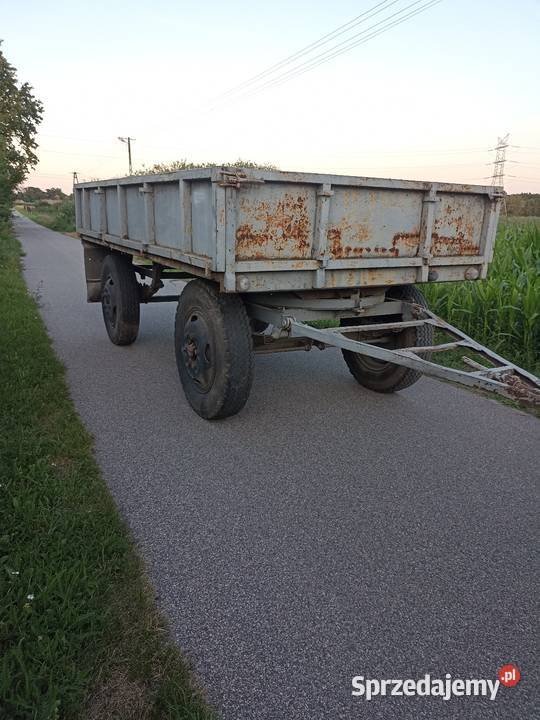 Przyczepa d 44 Niska Sztywna Prosta nieuszkodzony Zgierz