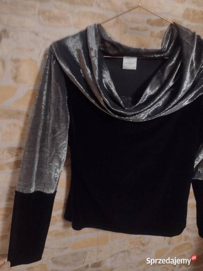 42XL MonnariBogato zdobiona aksamitno srebrna Rozmiar 42(XL) małopolskie