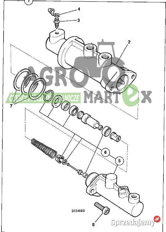 15915901 JCB FASTRAC POMPA HAMULCOWA 2115 2125 JCB Wichrów