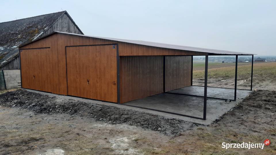 Garaż blaszany 7x5 wiata Piotrków Trybunalski