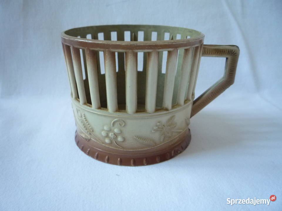 6 Brązowobeżowe Koszyczki uchwyty do szklanek Szczecin