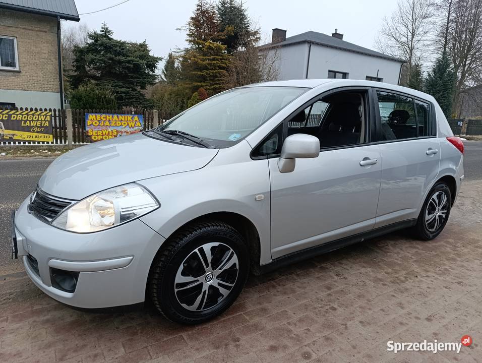 Nissan Tiid 16 benzyna 2010r 1 właściciela z Lgota-Mokrzesz