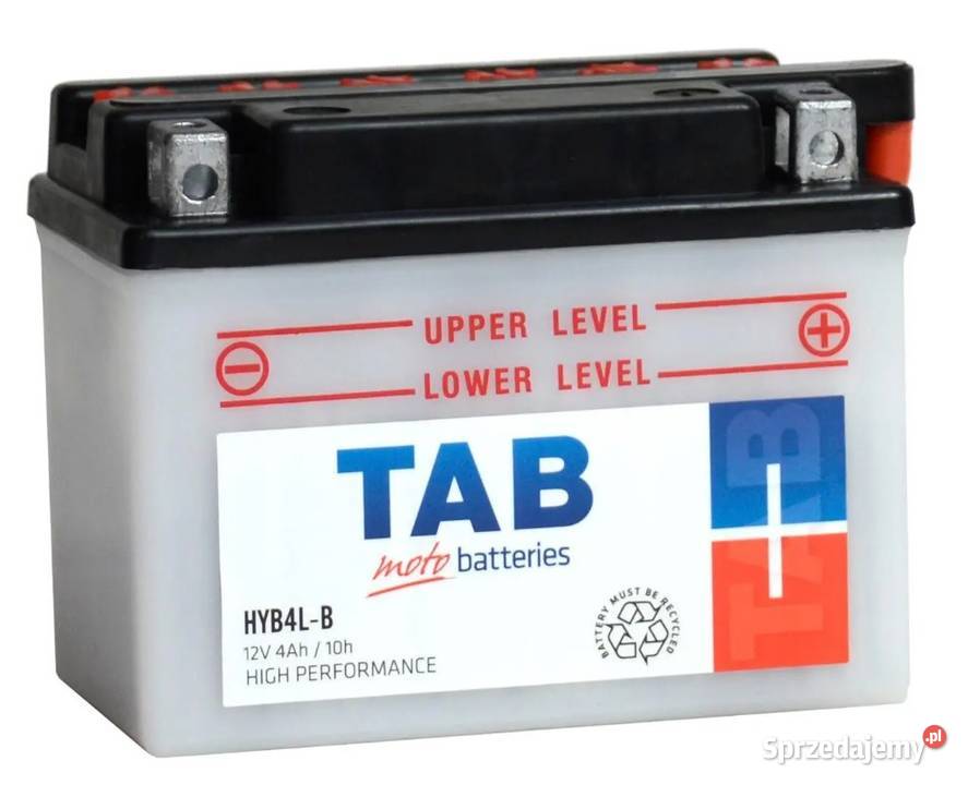 Akumulator motocyklowy TAB YB4LB HYB4LB 12V 4Ah Wrocław