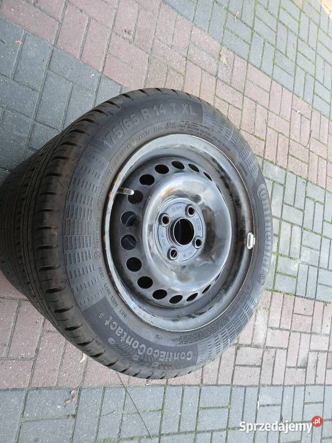 koła hyundai kia 17565R14 et4755x14 contineltal lubuskie Strzelce Krajeńskie sprzedam