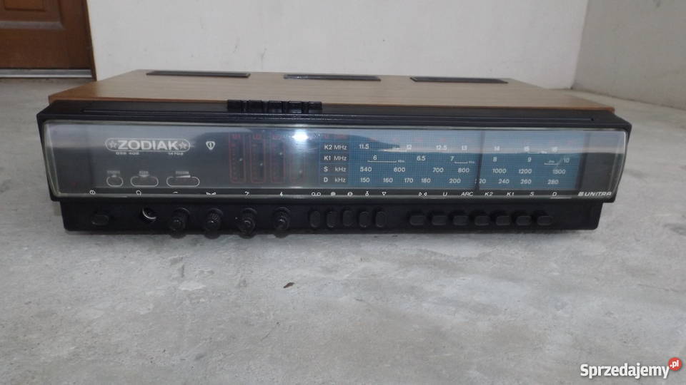 Radio Unitra ZODIAK z kolumnami Nowy Amplitunery