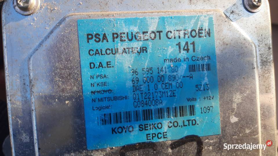sterownik moduł wspomagania Citroen C3 I 0209 Dębno