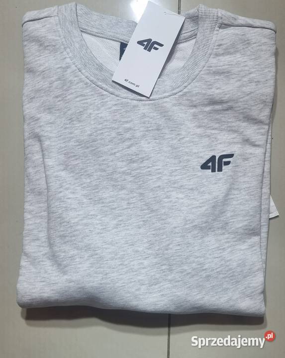 Bluza 4F dresowa szara małe logo rozmiar L Legnica