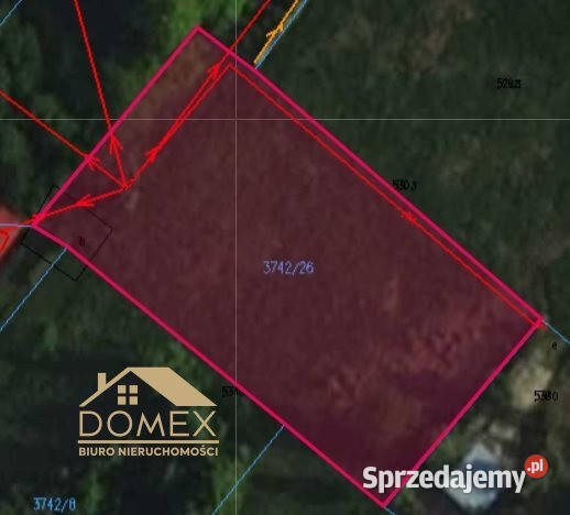 sprzedaży działki Brenna 1044m2