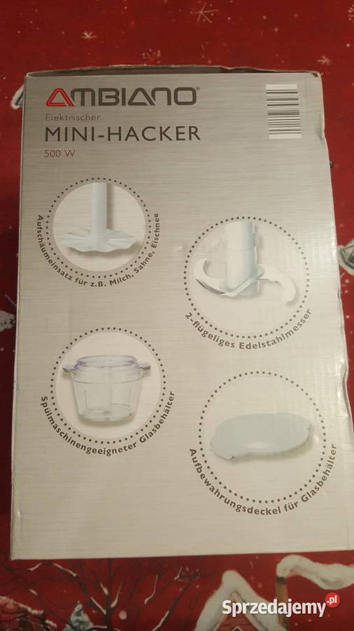 Malakser 500W Minihaker Bydgoszcz