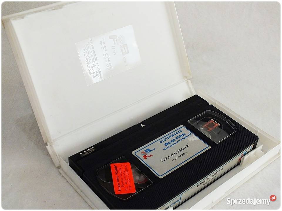 Kaseta VHS Dzika Orchidea Film na Video ORYGINAŁ Filmy Żary