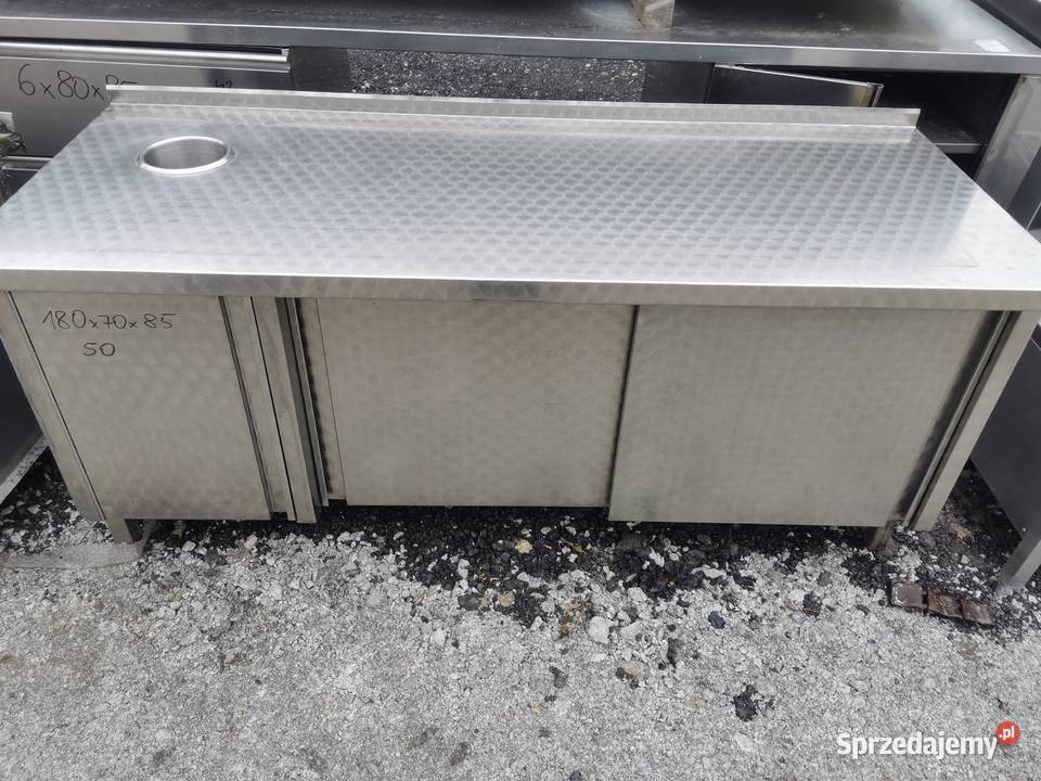 Stół roboczy drzwi suwane 180x70x85 50 Krotoszyn