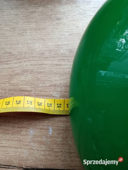 Duży szmaragdowy klosz do lampy lampy naftowej Choszczno