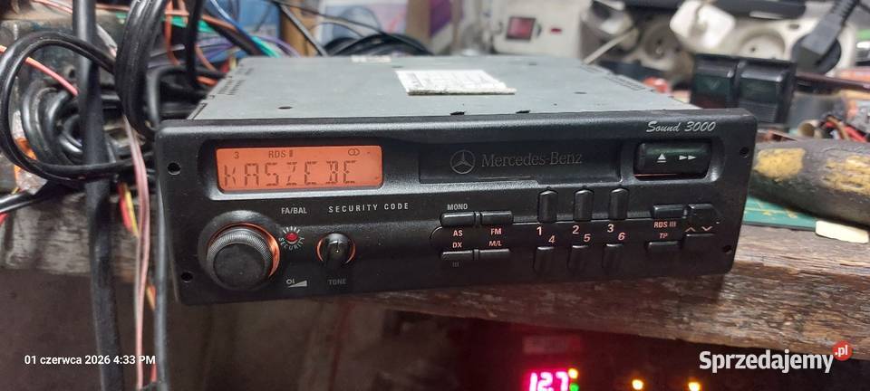 Mercedes Benz Sound 3000 Grundig oryginalne Radioodtwarzacze Radioodtwarzacze pomorskie Gdańsk