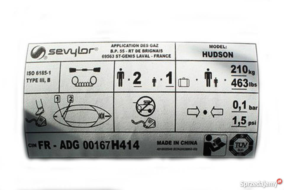 Kajak pneumatyczny dmuchany sevylor hudson Kajakarstwo Wrocław