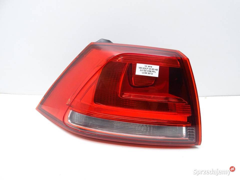 LAMPA LEWA LEWY TYŁ TYLNA W BŁOTNIK 5G0945095 VW