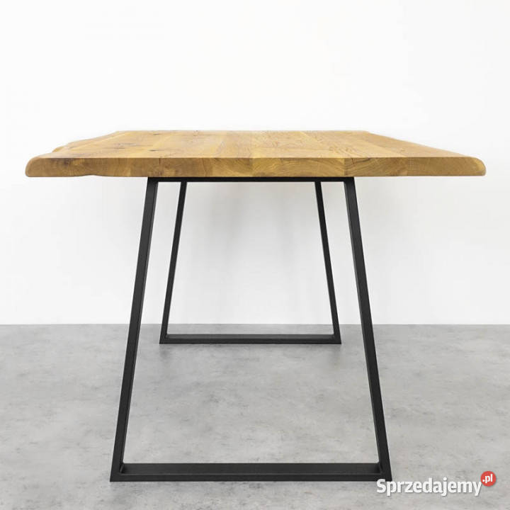 Noga do stołu metalowa TRAPEZ BASIC 65x71 CZARNA