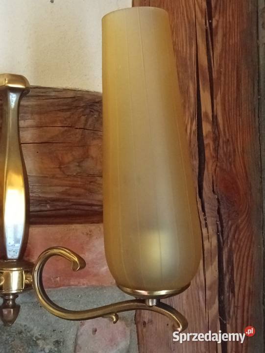 Dwa kinkiety w stylu Art Deco Oświetlenie Prusim sprzedam
