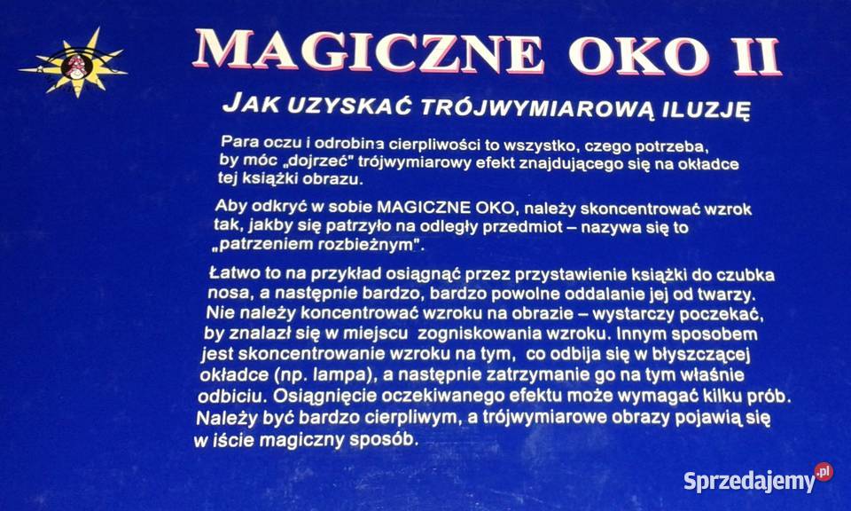 Magiczne oko 2 Teraz to widzisz N E Thing Chełm