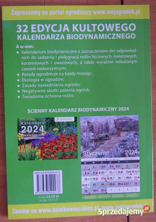 Kalendarz biodynamiczny 2024