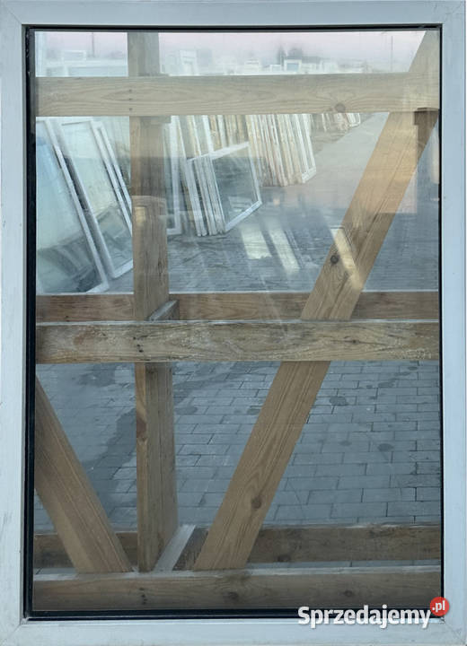 OKNA KacprzaK Witryna 99X128 FIX Używany PCV Siedlce