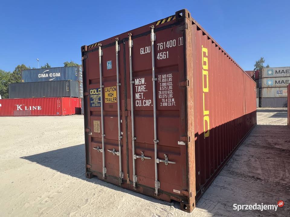 Kontener morski magazynowy 40 DVHC 12 metrowy świętokrzyskie Pińczów