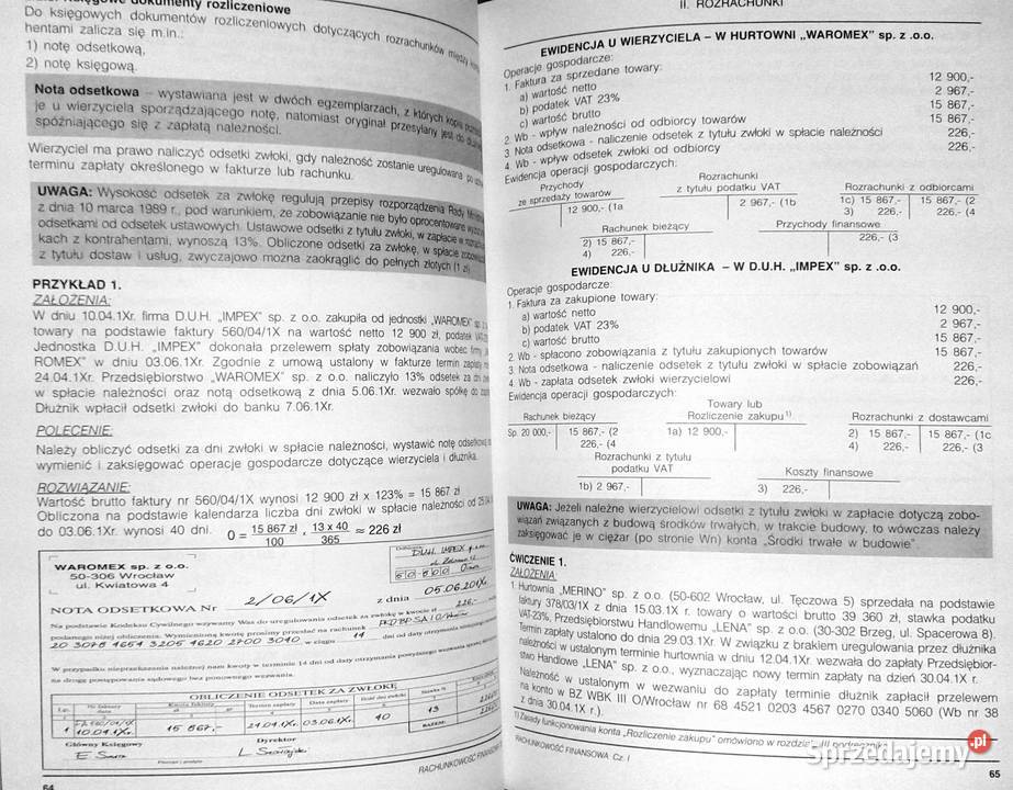 Rachunkowość finansowa Bożena Padurek Chełm sprzedam