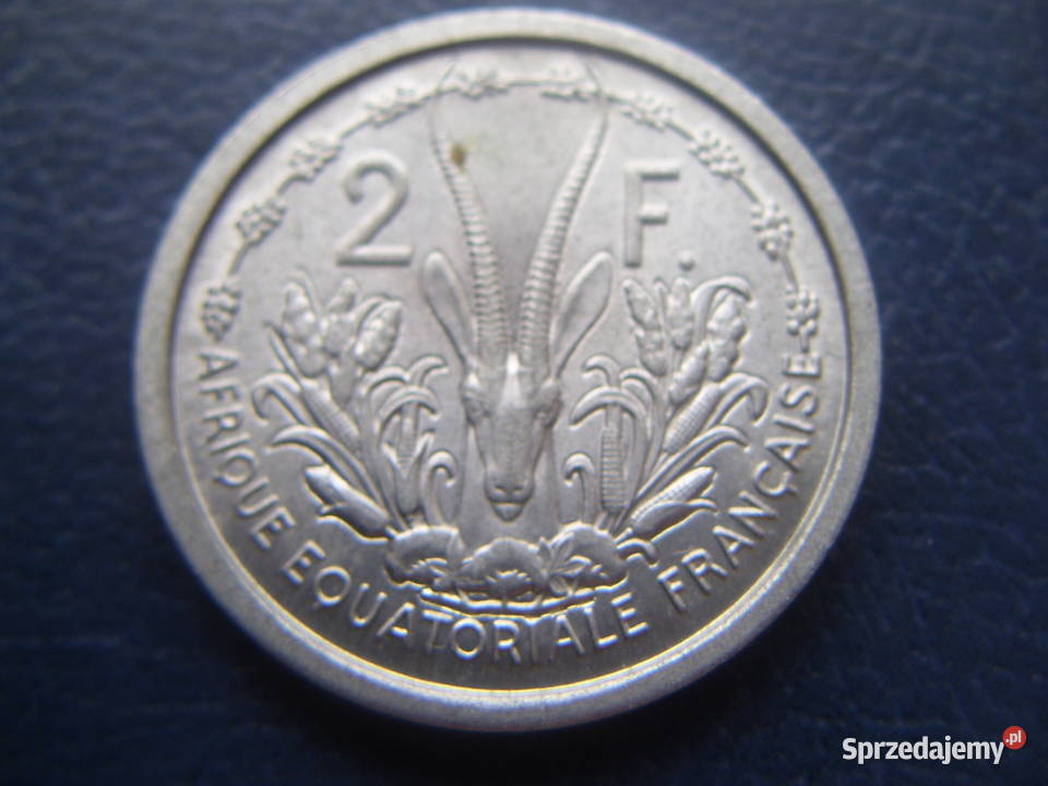 Stare monety 2 frank 1948 Afryka Francuska