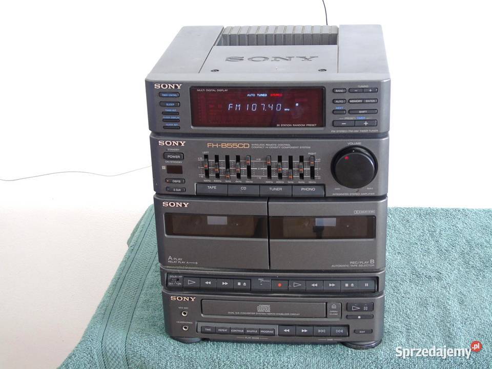 Wieża Sony radio korektor PHONO mocna DOSTAWA Jasło