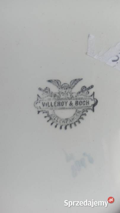 Wielka patera Villeroy Boch V B Secesja 18801919 Gdańsk