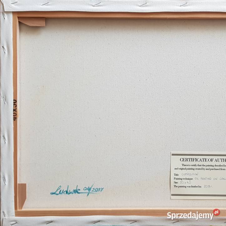 Komposition 50 x 40 olej na płótnie 2017 DARMOWA Kraków