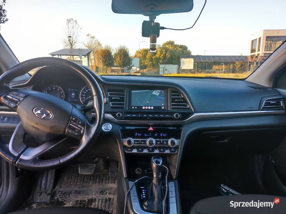 Hyundai Elantra VI LIFT 16 MPI LPG Automat 2019r łódzkie Poddębice sprzedam