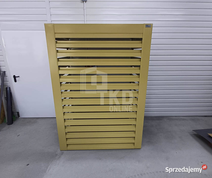 Osłona pompy ciepła 90x40x140 żółty Zabudowa wielkopolskie Jastrowie