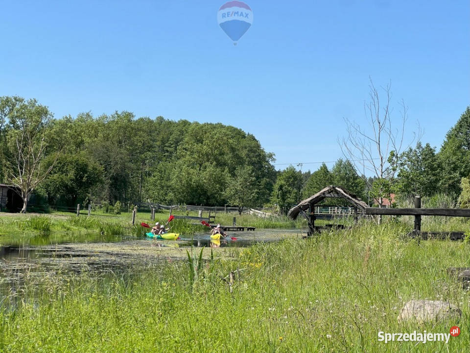 Działka 2300 m z linią brzegową rzeki Mazury Wesołowo