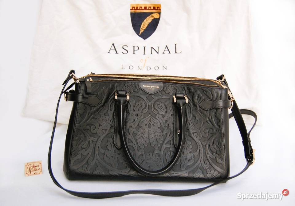 Aspinal of London Brook Street Bag czarna Lublin