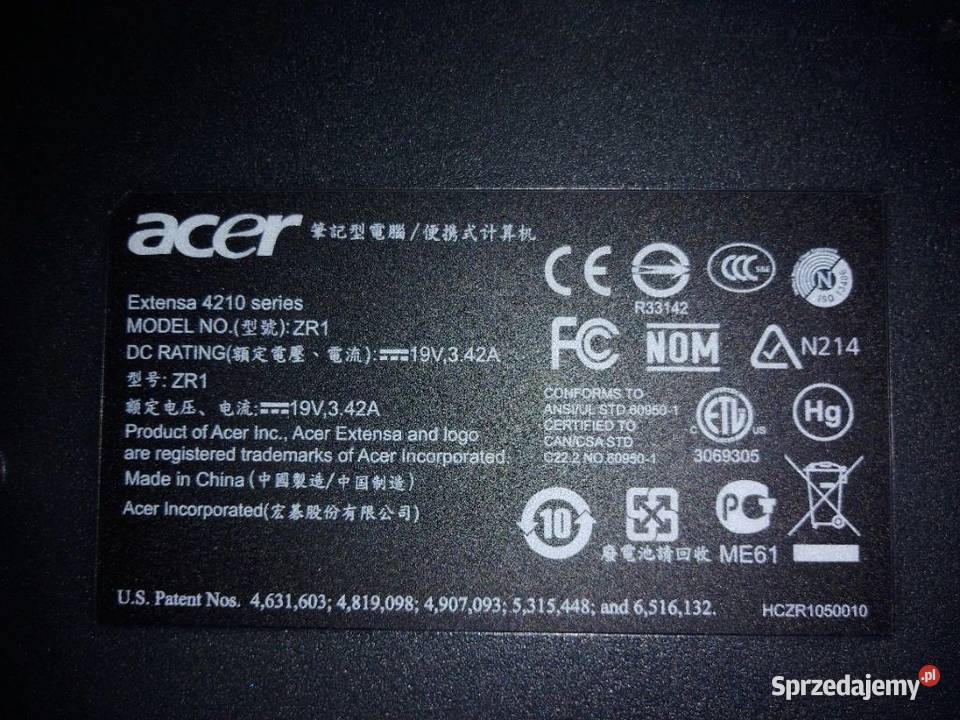Acer Extensa WIFI i Kamera do rozrywki nauki i Warszawa