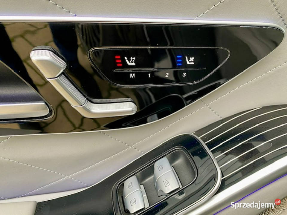 Mercedes S 580 SALON VOLL 4X4 DYSTRONIC OŚ centralny zamek Leszno