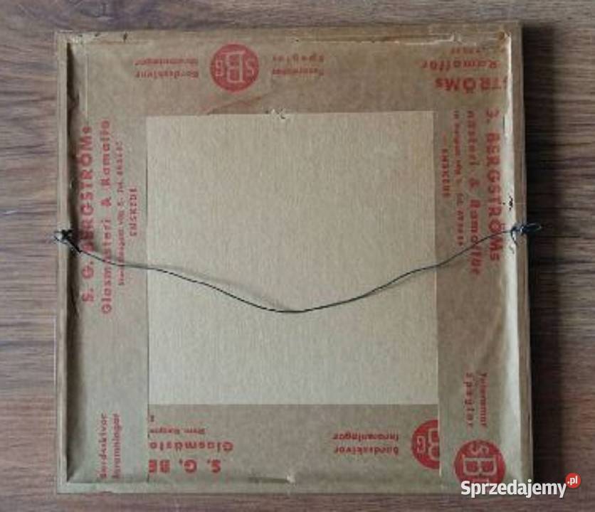 Obraz Stara Szwedzka Sztuka Ludowa Haft Gdańsk