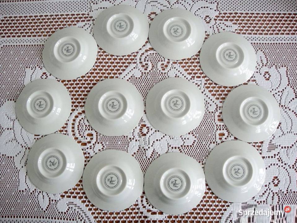 serwis herbaciany kawowy porcelanowy dzbanek