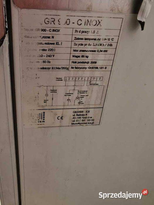 Stół chłodniczy Graner inox 2 szuflady 1 komora Gastronomia