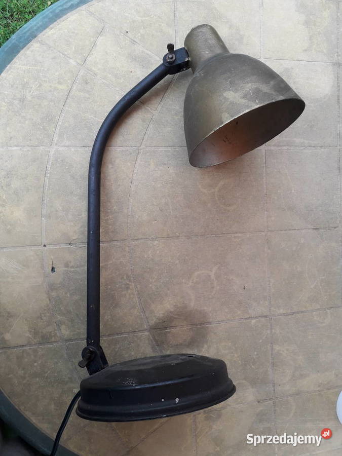 Lampa biurkowa przedwojenna solidna Antyki, Sztuka, Kolekcje Warszawa