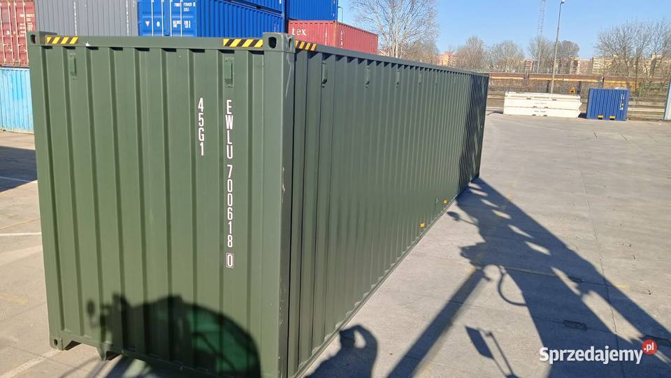 Kontener Morski Magazynowy 40HC nowy One Way 12m