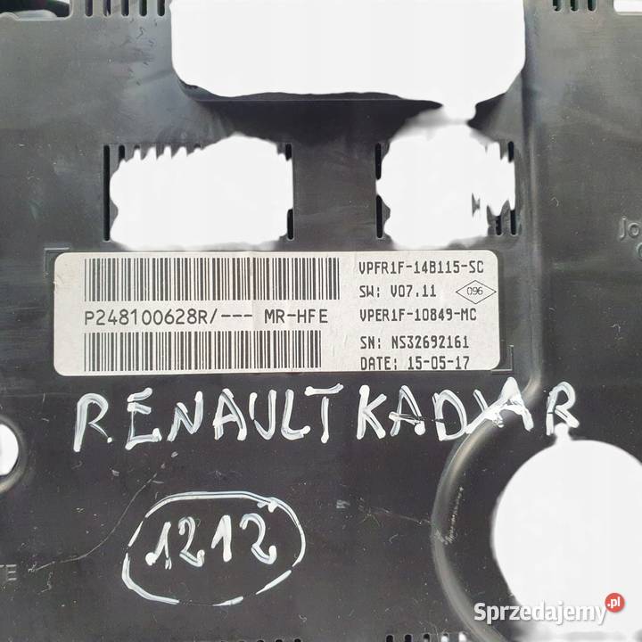 LICZNIK ZEGARY P248100628R Renault Kadjar 15 DCI Chełm