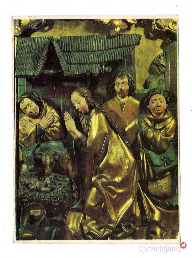 LUSINA FRAGMENT OŁTARZA POCZTÓWKA Krynki